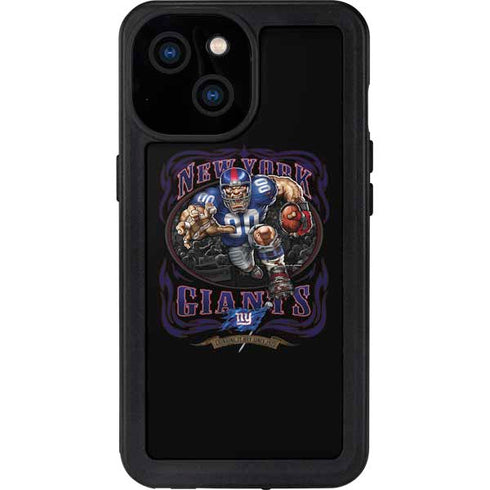 Liquid Blue NFL New York Giants Running Back iPhone 13 Mini Waterproof Case