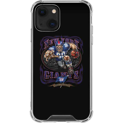 Liquid Blue NFL New York Giants Running Back iPhone 14 Plus Clear Case