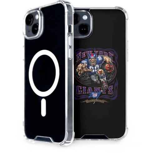 Liquid Blue NFL New York Giants Running Back iPhone 15 Plus MagSafe Case
