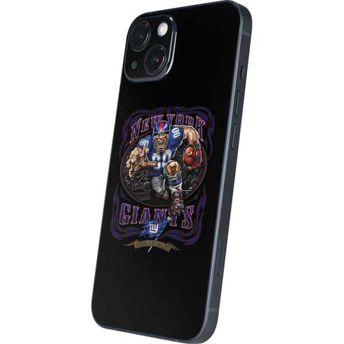 Liquid Blue NFL New York Giants Running Back iPhone 15 Plus Skin