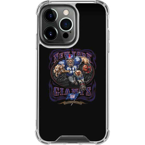 Liquid Blue NFL New York Giants Running Back iPhone 15 Pro Clear Case