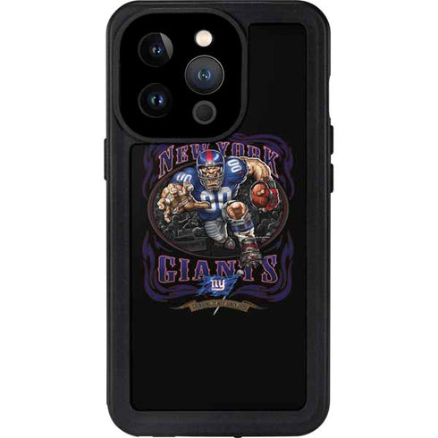 Liquid Blue NFL New York Giants Running Back iPhone 14 Pro Waterproof Case