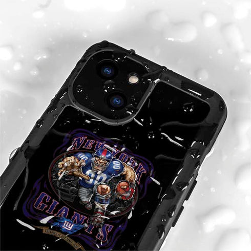 Liquid Blue NFL New York Giants Running Back iPhone 15 Waterproof Case