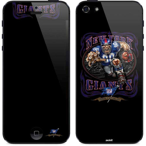 Liquid Blue NFL New York Giants Running Back iPhone 5/5s/5SE Skin