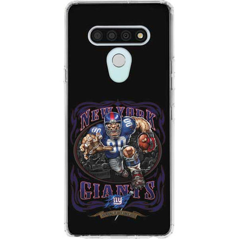 Liquid Blue NFL New York Giants Running Back LG Stylo 6 Clear Case