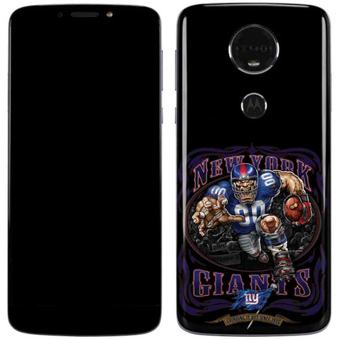 Liquid Blue NFL New York Giants Running Back Moto E5 Plus Skin