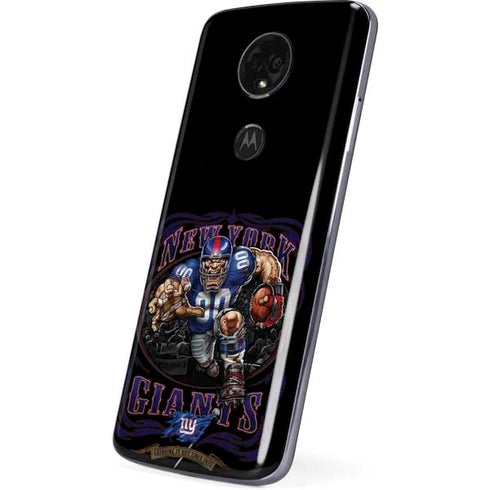 Liquid Blue NFL New York Giants Running Back Moto E5 Plus Skin