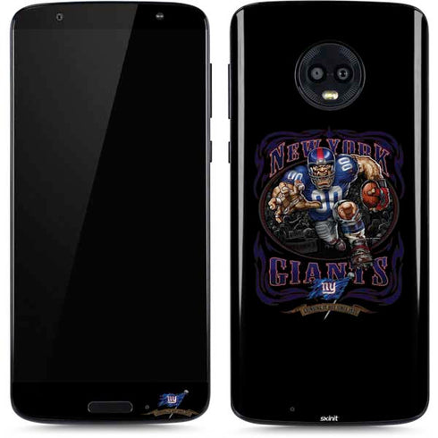 Liquid Blue NFL New York Giants Running Back Moto G6 Skin