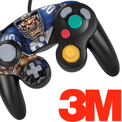 Liquid Blue NFL New York Giants Running Back Nintendo GameCube Controller Skin