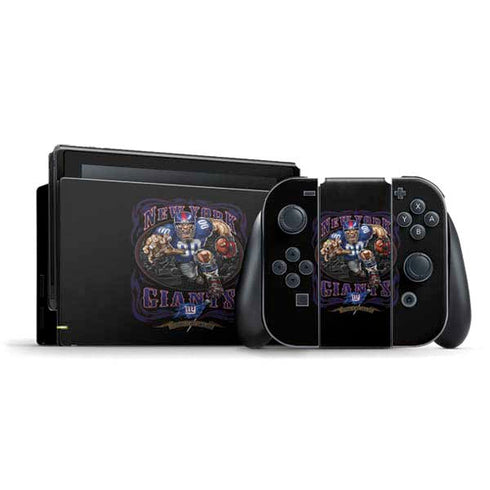 Liquid Blue NFL New York Giants Running Back Nintendo Switch Bundle Skin