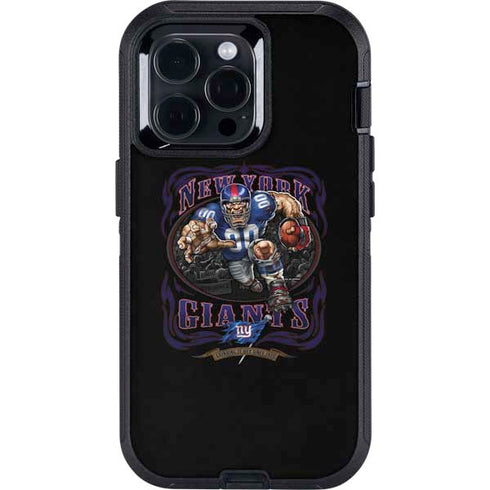 Liquid Blue NFL New York Giants Running Back Otterbox Defender iPhone Skin