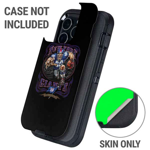 Liquid Blue NFL New York Giants Running Back Otterbox Defender iPhone Skin