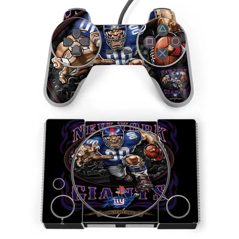 Liquid Blue NFL New York Giants Running Back PlayStation Classic Bundle Skin