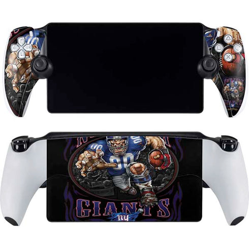Liquid Blue NFL New York Giants Running Back PlayStation Portal Remote Player Skin