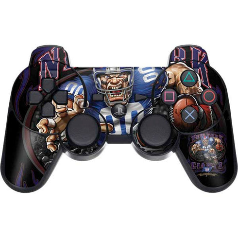Liquid Blue NFL New York Giants Running Back PS3 Dual Shock wireless controller Skin