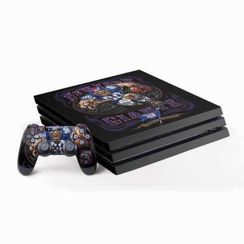 Liquid Blue NFL New York Giants Running Back PS4 Pro Bundle Skin