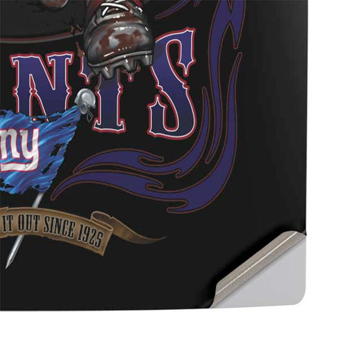 Liquid Blue NFL New York Giants Running Back PS5 Console Skin