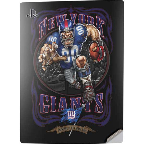 Liquid Blue NFL New York Giants Running Back PS5 Digital Edition Console Skin