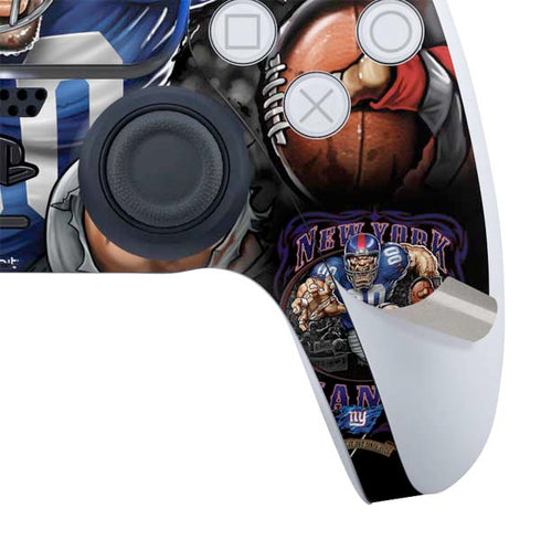 Liquid Blue NFL New York Giants Running Back PS5 Controller Skin