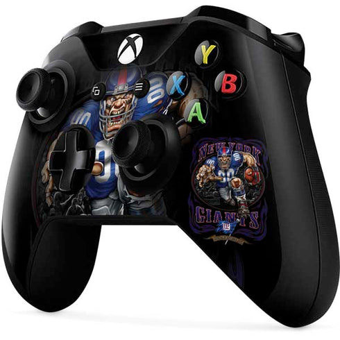 Liquid Blue NFL New York Giants Running Back Xbox One X Controller Skin