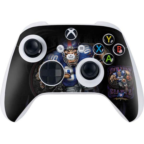 Liquid Blue NFL New York Giants Running Back Xbox Series S Controller Skin