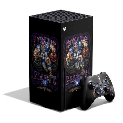 Liquid Blue NFL New York Giants Running Back Xbox Series X Bundle Skin