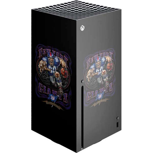 Liquid Blue NFL New York Giants Running Back Xbox Series X Console Skin