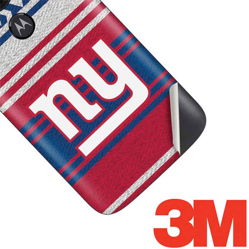 NFL New York Giants Trailblazer Moto E5 Play Skin