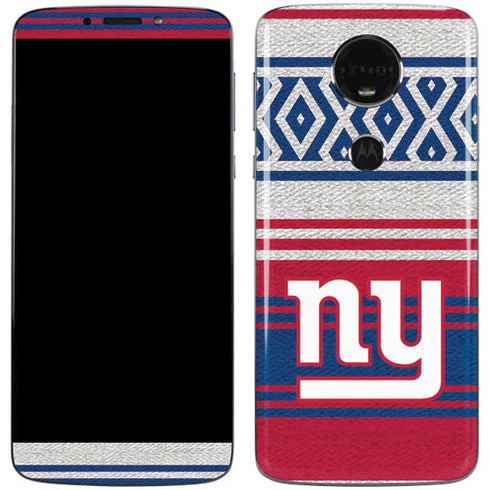 NFL New York Giants Trailblazer Moto E5 Plus Skin
