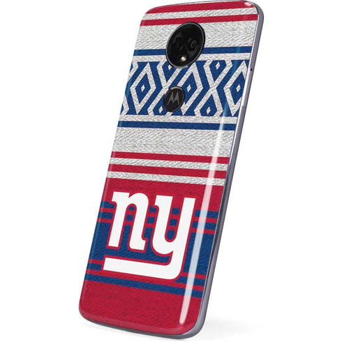 NFL New York Giants Trailblazer Moto E5 Plus Skin