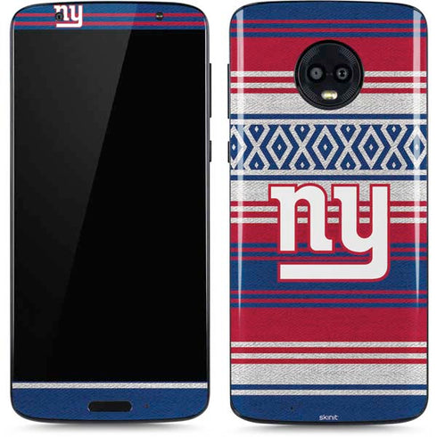 NFL New York Giants Trailblazer Moto G6 Skin