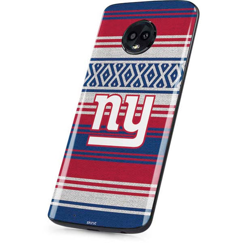NFL New York Giants Trailblazer Moto G6 Skin