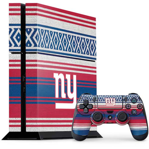 NFL New York Giants Trailblazer PS4 Console and Controller Bundle Skin