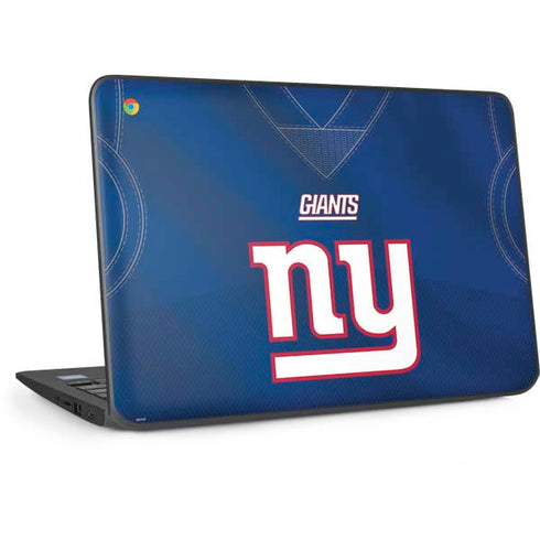 NFL New York Giants Team Jersey HP Chromebook Skin