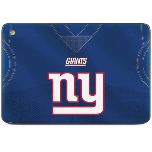 NFL New York Giants Team Jersey HP Chromebook Skin