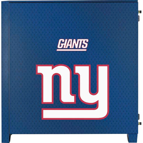 NFL New York Giants Team Jersey Corsair 4000D Tempered Glass Mid-Tower ATX Case Skin