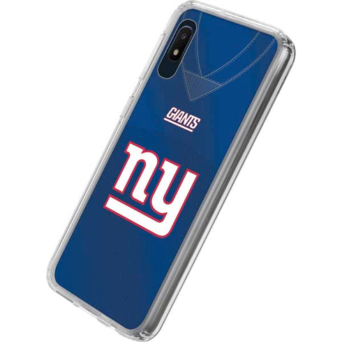 NFL New York Giants Team Jersey Galaxy A10e Clear Case