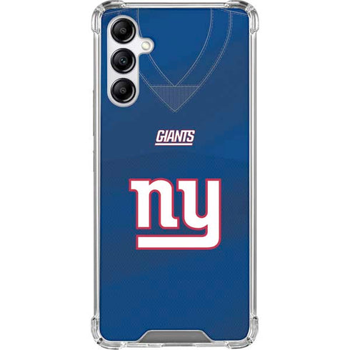 NFL New York Giants Team Jersey Galaxy A15 5G Clear Case