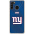NFL New York Giants Team Jersey Galaxy A21 Clear Case