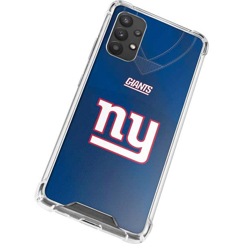 NFL New York Giants Team Jersey Galaxy A32 5G Clear Case