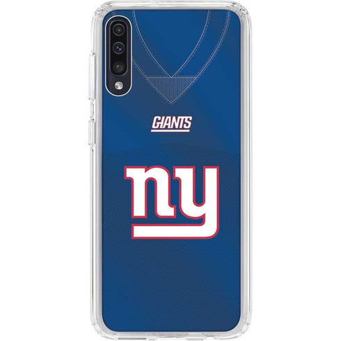 NFL New York Giants Team Jersey Galaxy A50 Clear Case