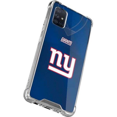NFL New York Giants Team Jersey Galaxy A51 5G Clear Case