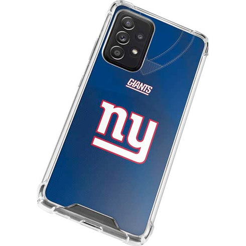 NFL New York Giants Team Jersey Galaxy A52 5G Clear Case