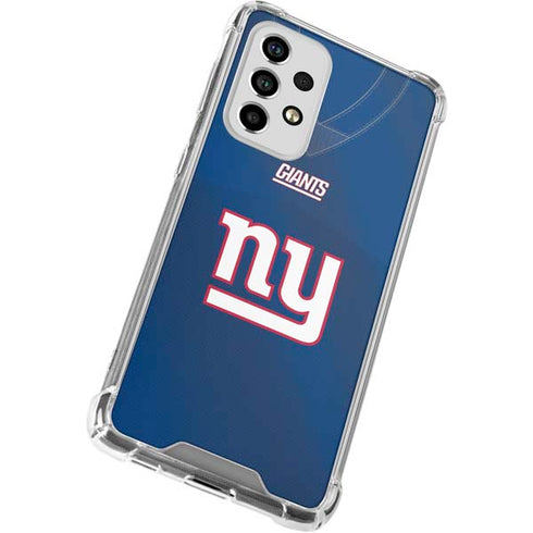 NFL New York Giants Team Jersey Galaxy A53 5G Clear Case