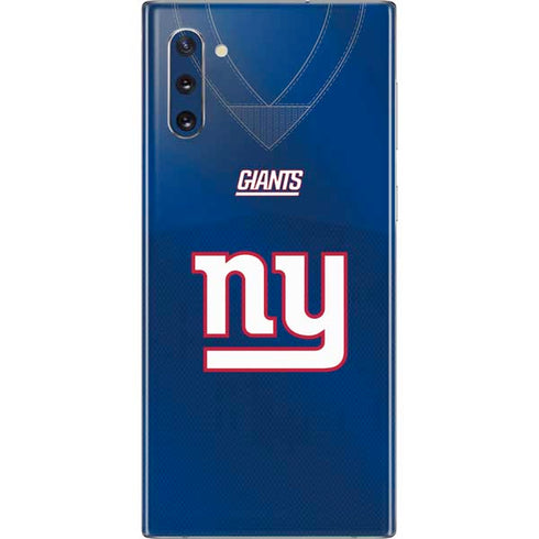 NFL New York Giants Team Jersey Galaxy Note 10 Skin