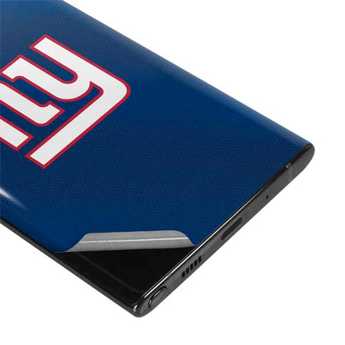 NFL New York Giants Team Jersey Galaxy Note 10 Skin