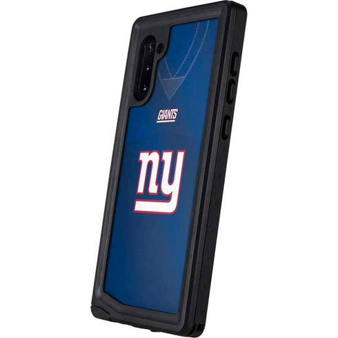 NFL New York Giants Team Jersey Galaxy Note 10 Waterproof Case