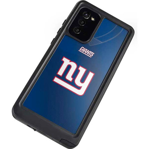 NFL New York Giants Team Jersey Galaxy Note20 5G Waterproof Case