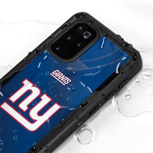 NFL New York Giants Team Jersey Galaxy S20 Plus Waterproof Case