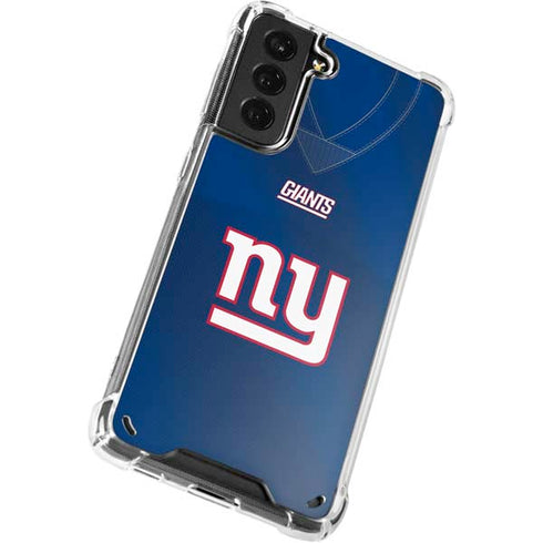 NFL New York Giants Team Jersey Galaxy S21 Plus 5G Clear Case